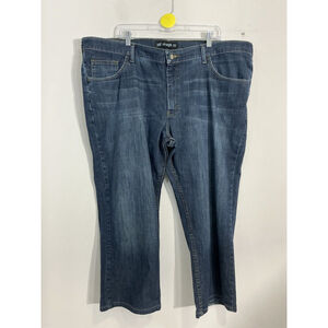 Mens Lee Straight Fit 44x30 Blue Jeans
